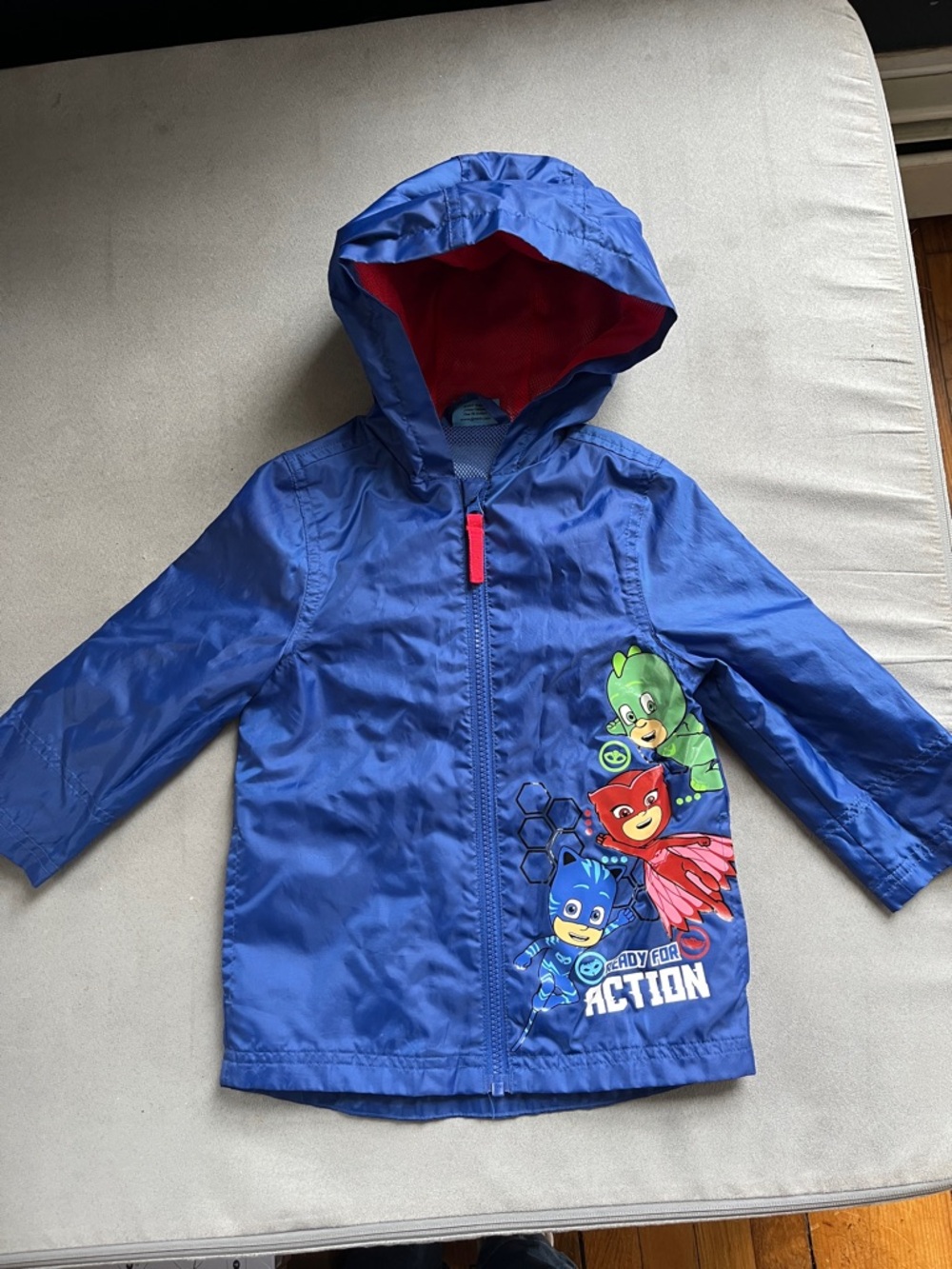 PJ Mask - Blue Kids' Hooded Rain Jacket